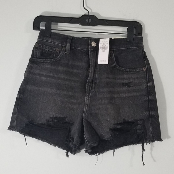 American Eagle Outfitters Pants - American Eagle NWT Distressed Highest Rise 90's Boyfriend Shorts. Size 2 / 26W.